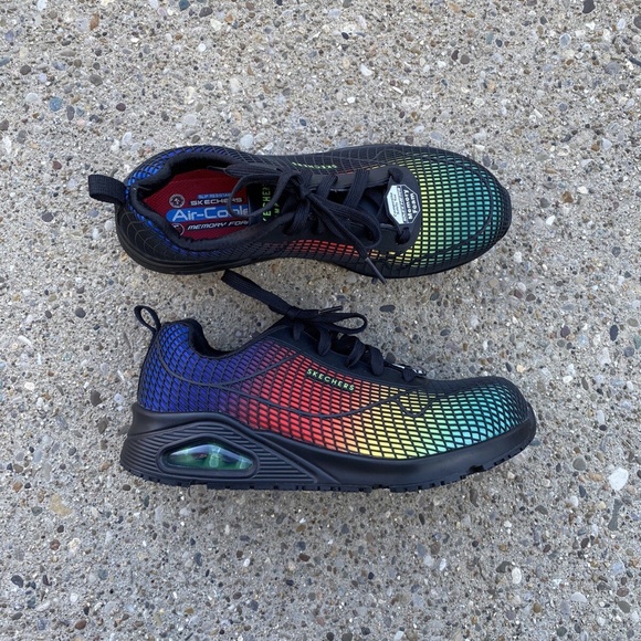 Skechers Uno Comp Toe Sneaker Work Shoe Women's size 9.5 - Picture 3 of 8